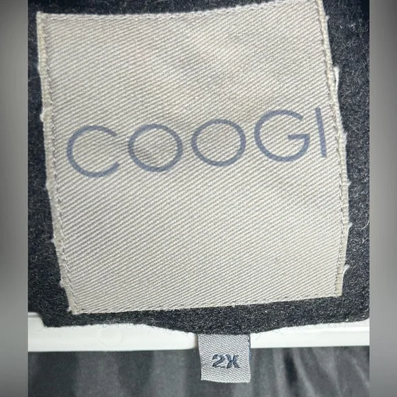 COOGI Dark Gray Military Field Coat- Wool Blend Size 2X - Picture 11 of 14